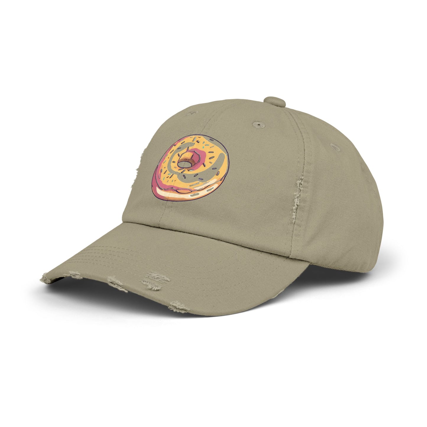 Donut: (Sprinkle) Donut Makes Me Happy (Japanese Drop #5) (Dad Cap)