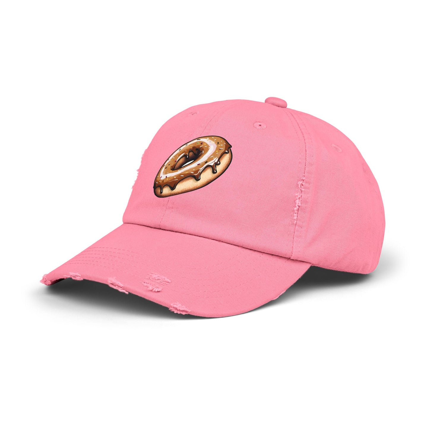 Donut: (Chocolate) Donut Makes Me Happy (Japanese Drop #6) (Dad Cap)