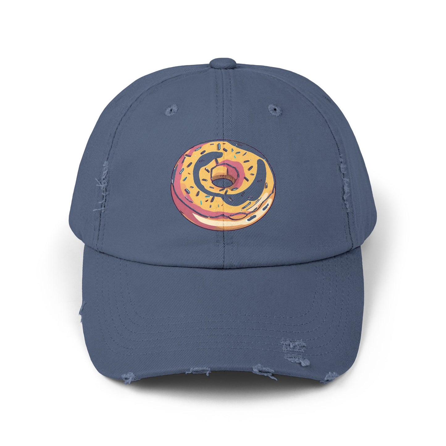 Donut: (Sprinkle) Donut Makes Me Happy (Japanese Drop #5) (Dad Cap)
