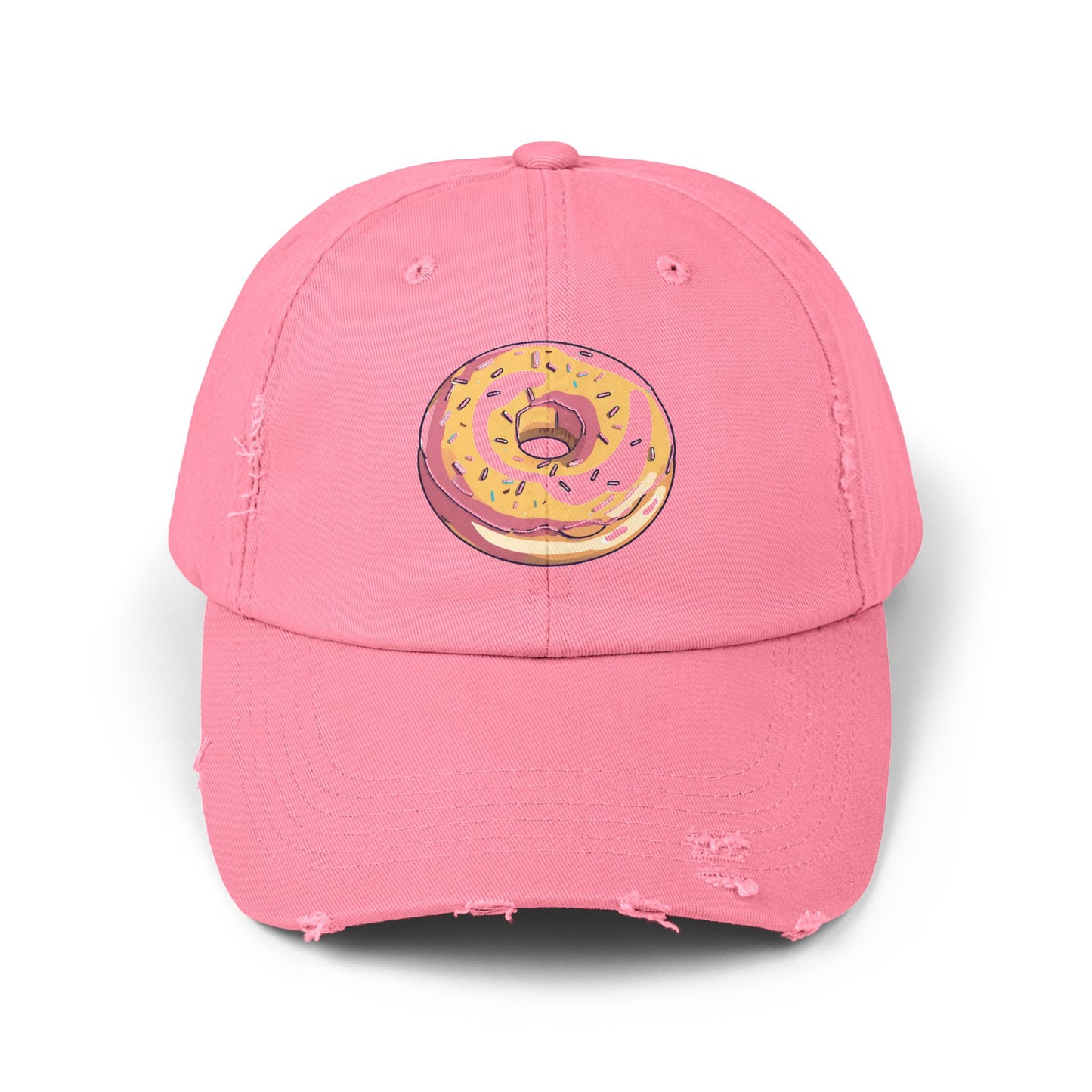 Donut: (Sprinkle) Donut Makes Me Happy (Japanese Drop #5) (Dad Cap)