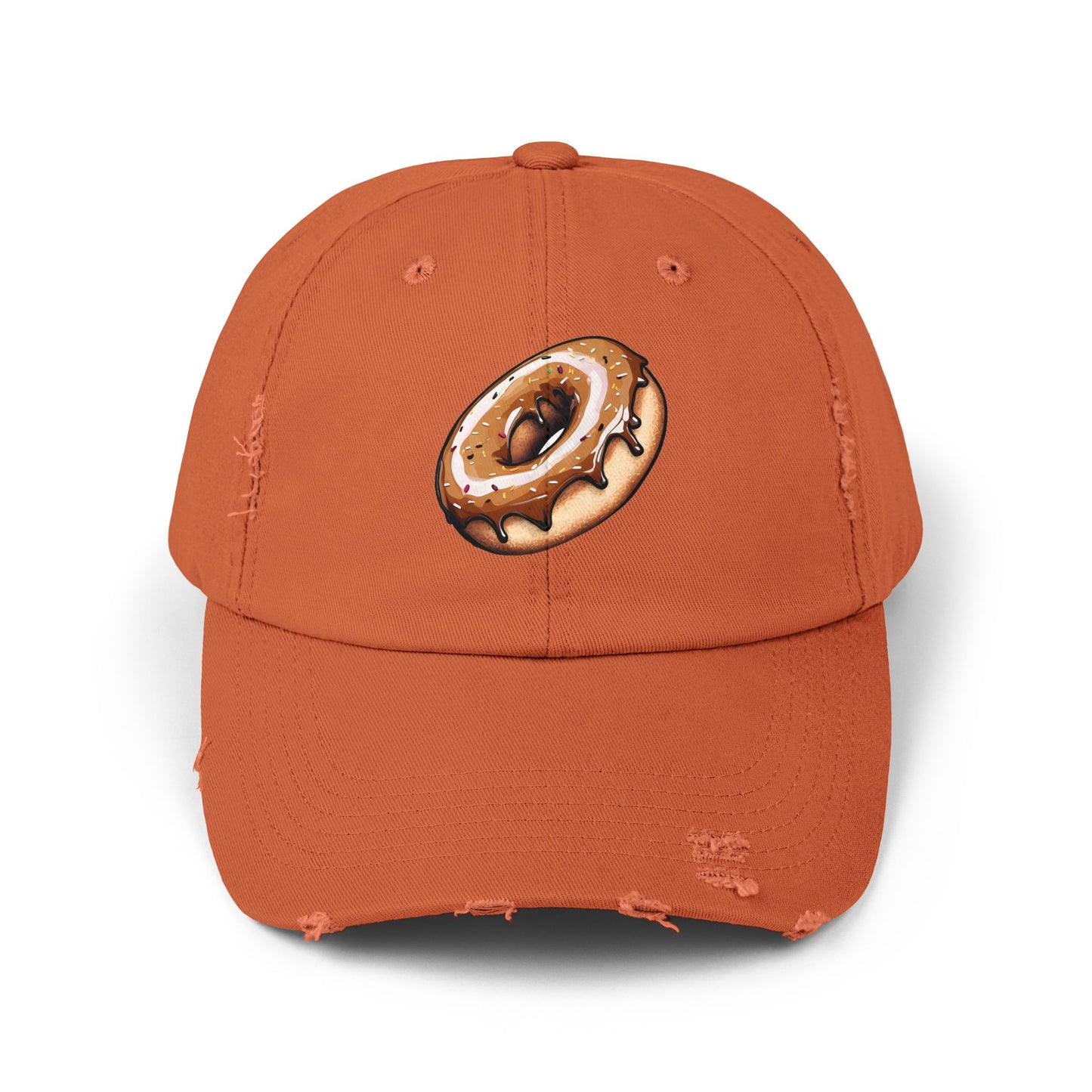 Donut: (Chocolate) Donut Makes Me Happy (Japanese Drop #6) (Dad Cap)