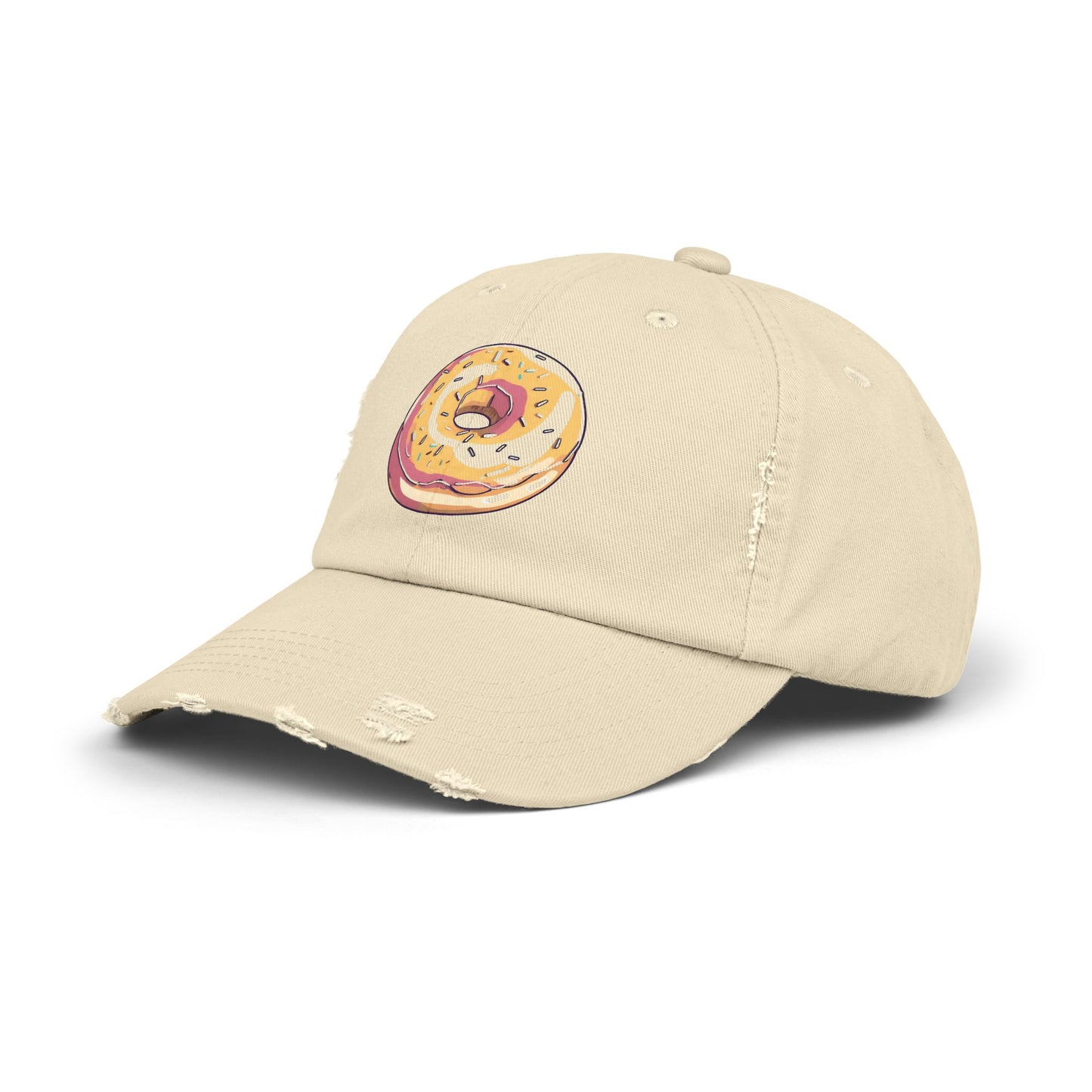 Donut: (Sprinkle) Donut Makes Me Happy (Japanese Drop #5) (Dad Cap)