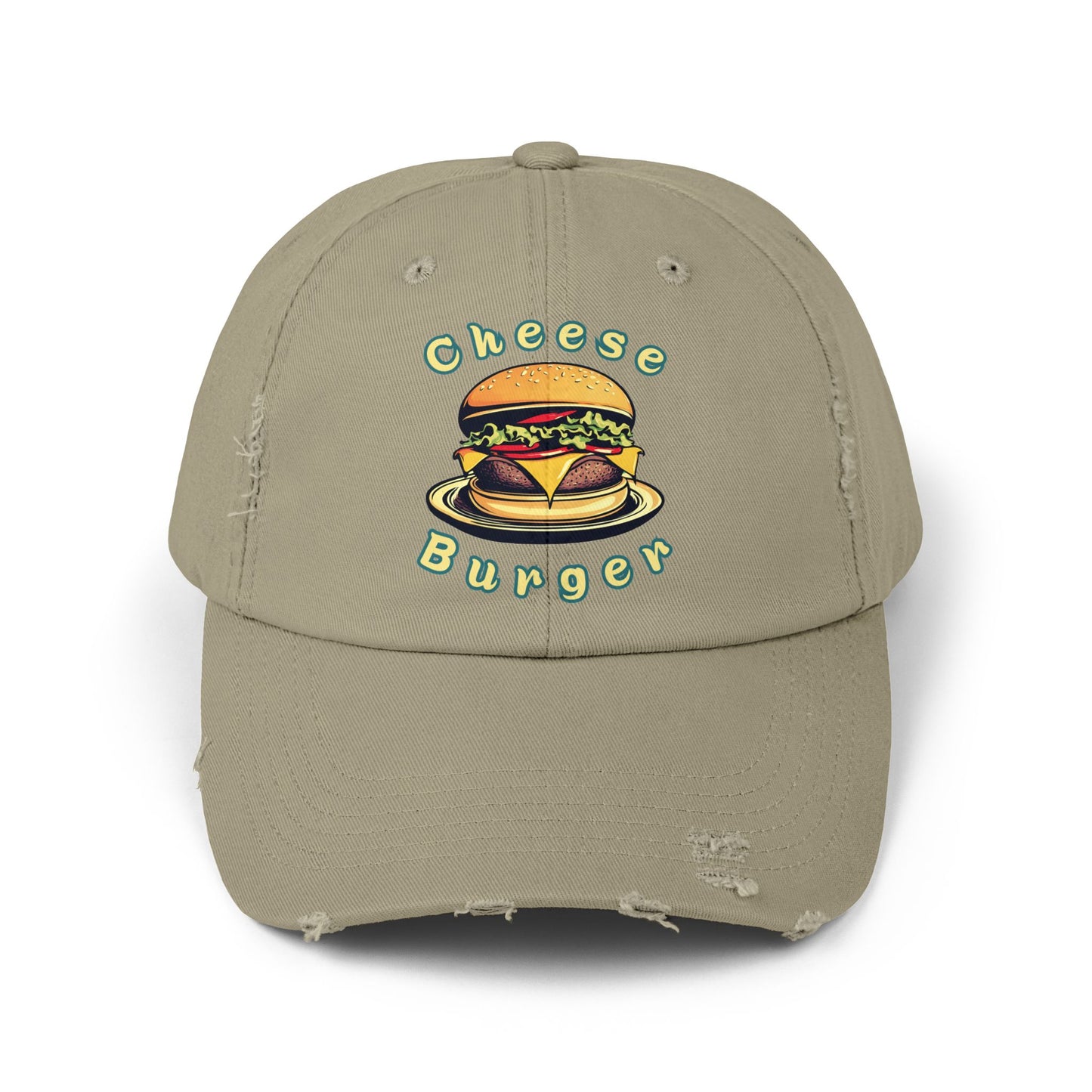Cheeseburger: Retro Cheeseburger (Dad Cap)