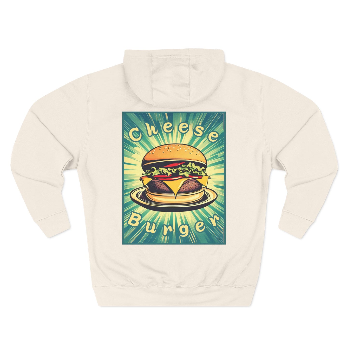 Cheeseburger: Retro Cheeseburger (Hoodie)