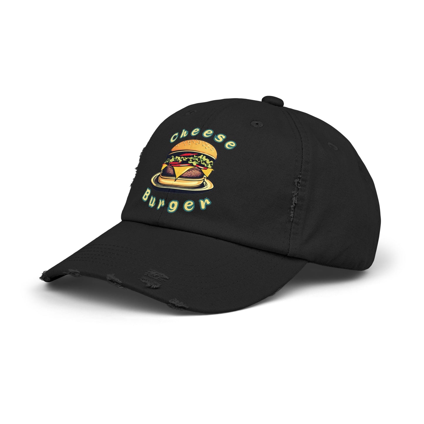 Cheeseburger: Retro Cheeseburger (Dad Cap)