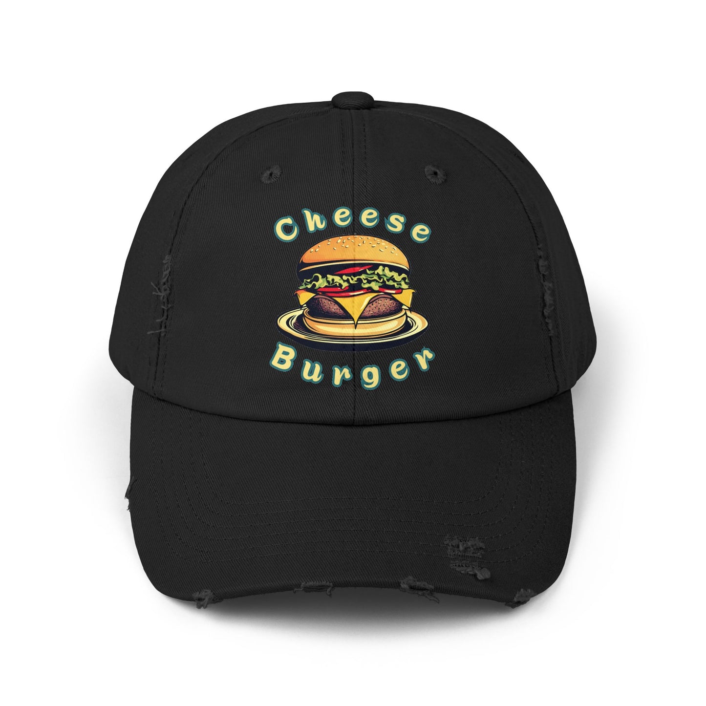 Cheeseburger: Retro Cheeseburger (Dad Cap)