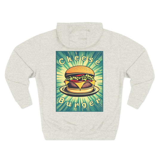 Cheeseburger: Retro Cheeseburger (Hoodie)