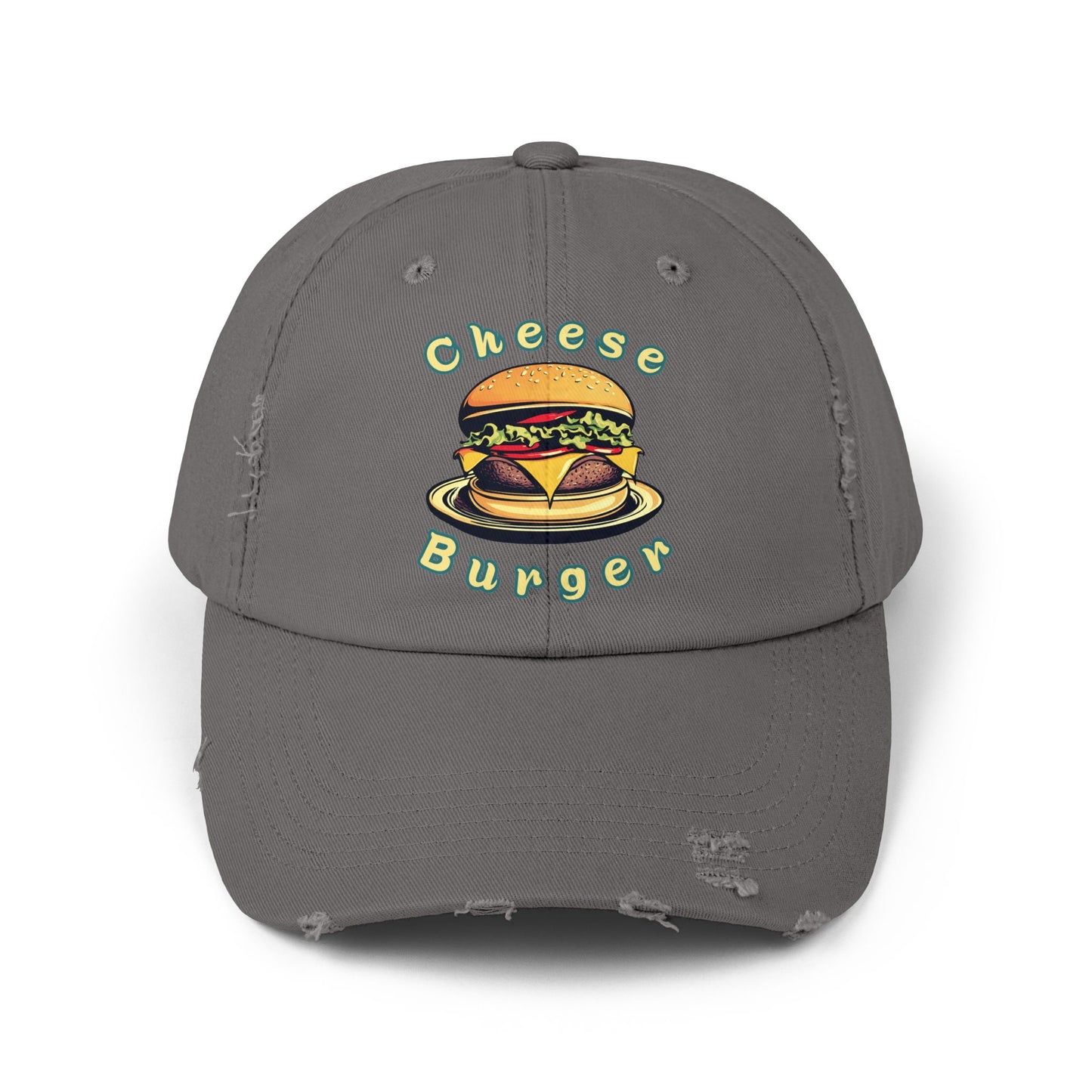 Cheeseburger: Retro Cheeseburger (Dad Cap)