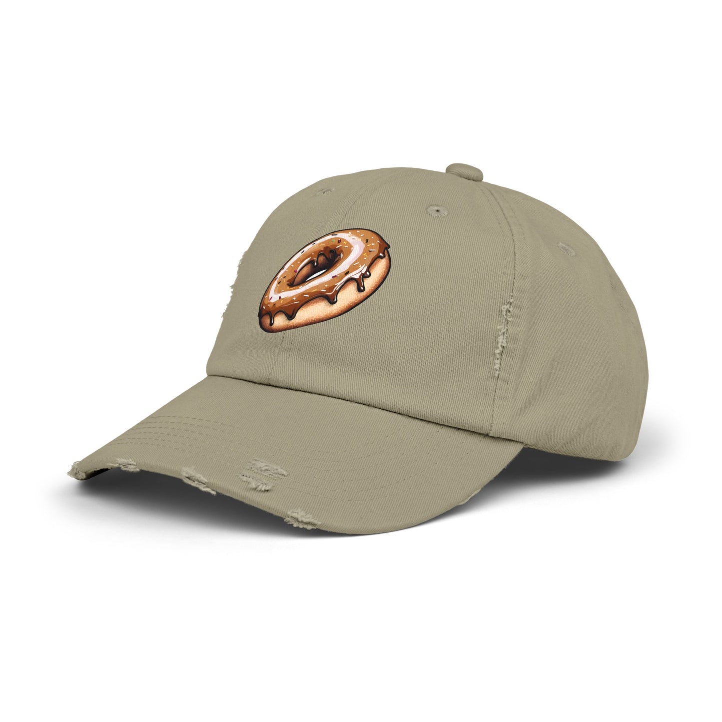 Donut: (Chocolate) Donut Makes Me Happy (Japanese Drop #6) (Dad Cap)