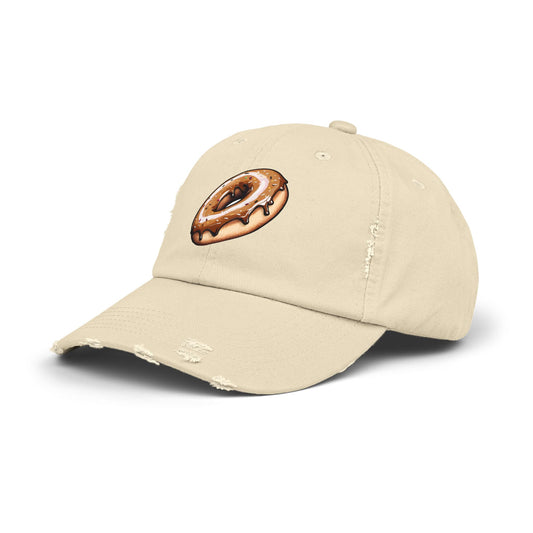 Donut: (Chocolate) Donut Makes Me Happy (Japanese Drop #6) (Dad Cap)