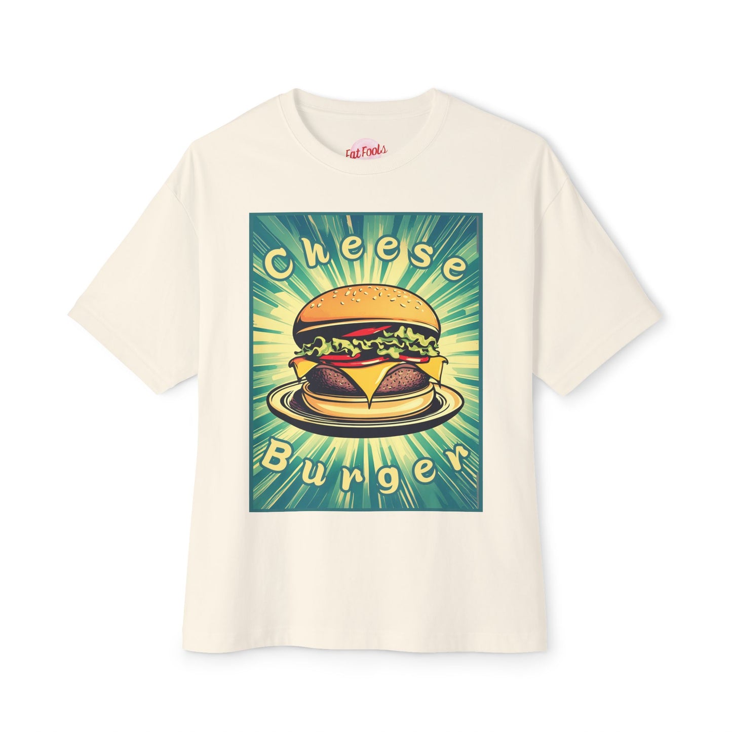 Cheeseburger: Retro Cheeseburger (Relaxed Fit)