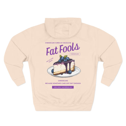 Cheesecake: Cheesecake Cures My Headache (Blueberry Version) (Hoodie)
