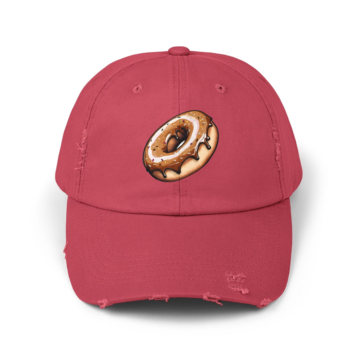 Donut: (Chocolate) Donut Makes Me Happy (Japanese Drop #6) (Dad Cap)