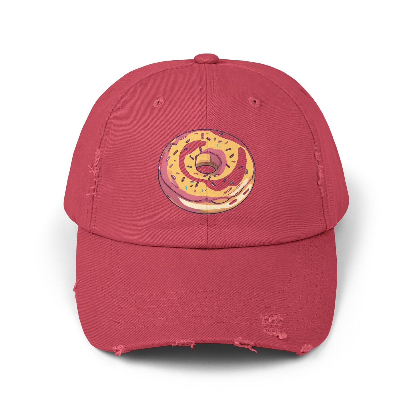 Donut: (Sprinkle) Donut Makes Me Happy (Japanese Drop #5) (Dad Cap)