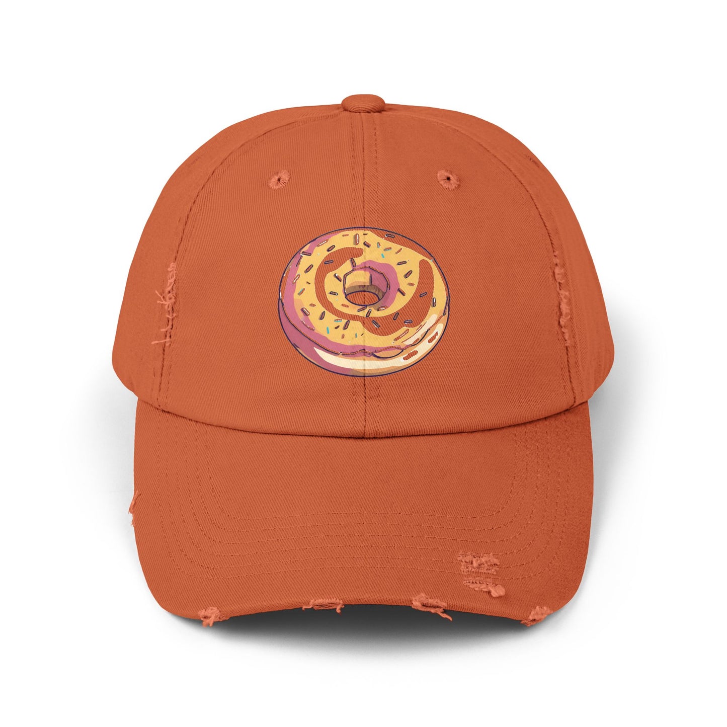 Donut: (Sprinkle) Donut Makes Me Happy (Japanese Drop #5) (Dad Cap)