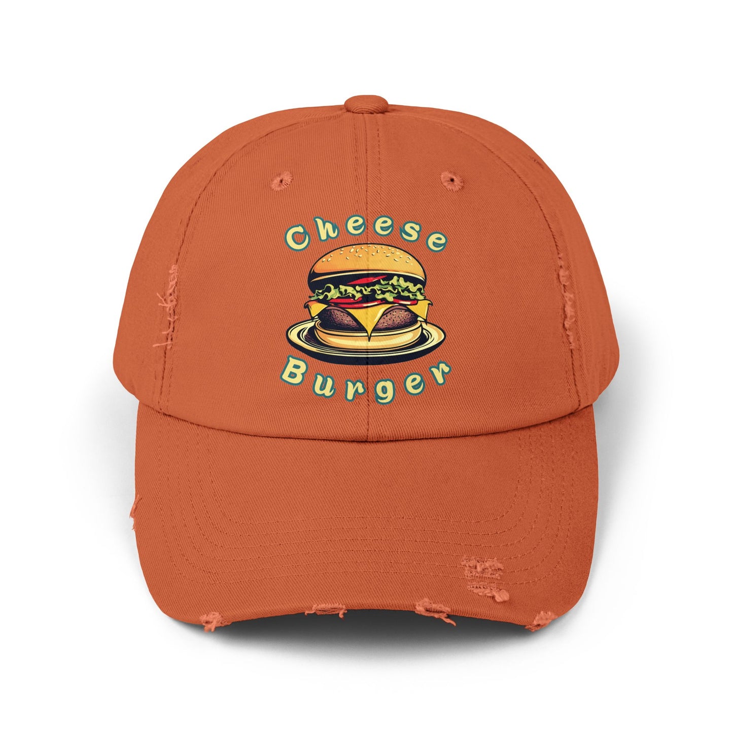 Cheeseburger: Retro Cheeseburger (Dad Cap)