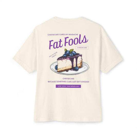Cheesecake: Cheesecake Cures My Headache (Blueberry Version) (Relaxed Fit)