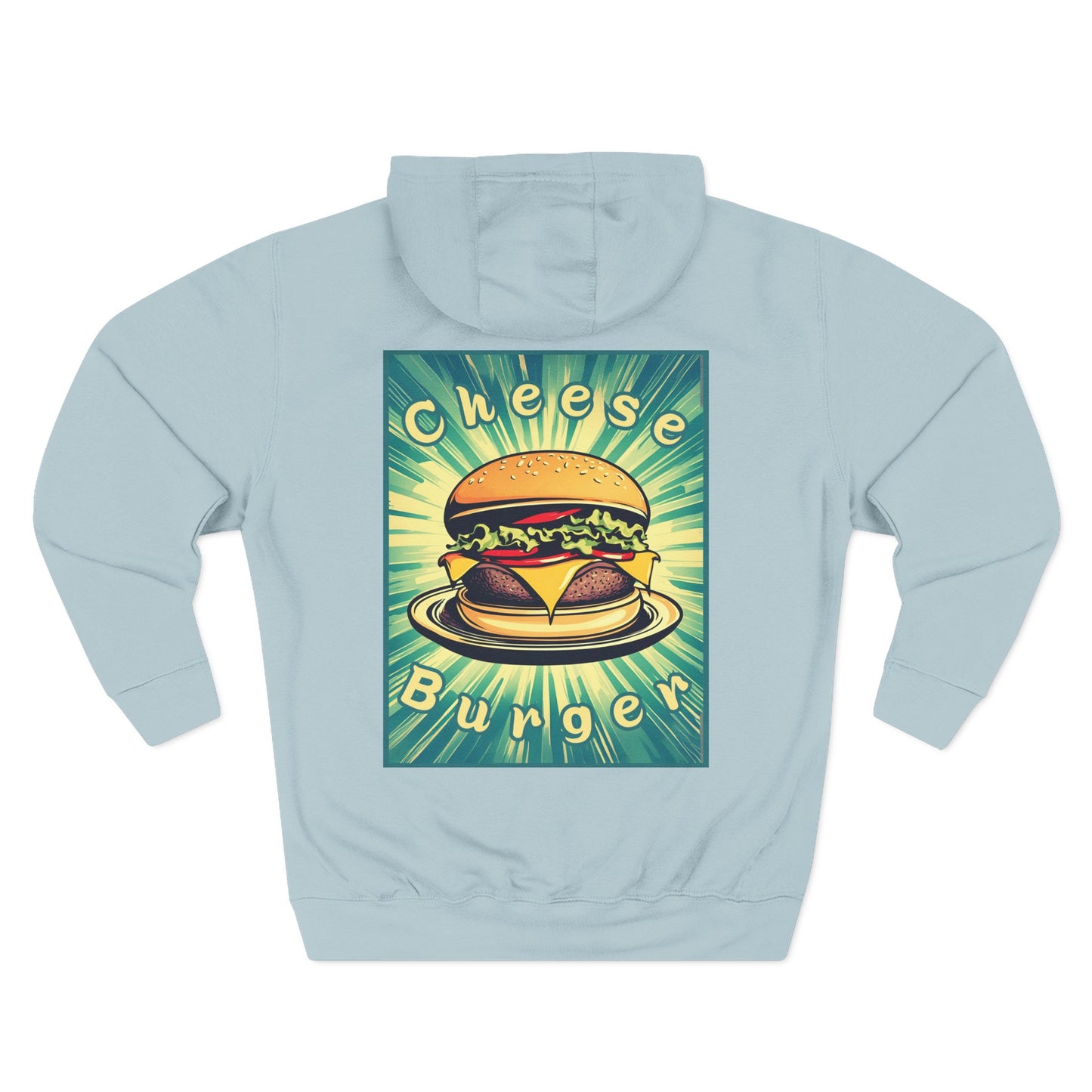 Cheeseburger: Retro Cheeseburger (Hoodie)
