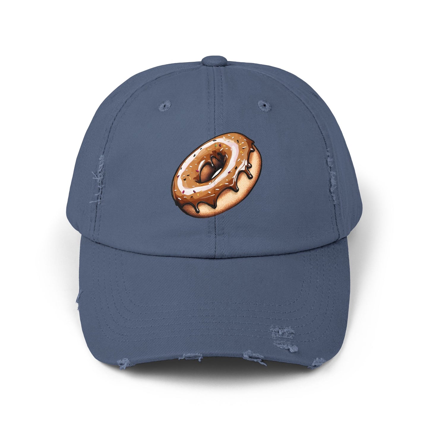 Donut: (Chocolate) Donut Makes Me Happy (Japanese Drop #6) (Dad Cap)