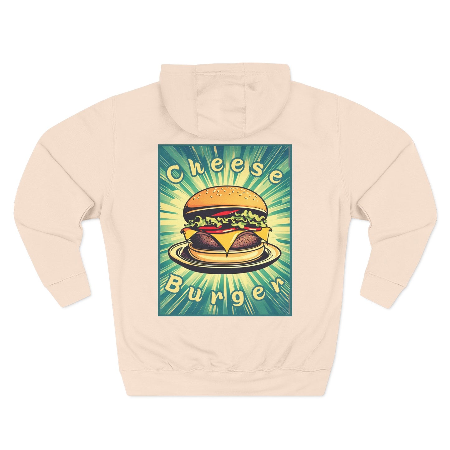 Cheeseburger: Retro Cheeseburger (Hoodie)