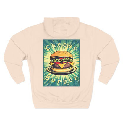 Cheeseburger: Retro Cheeseburger (Hoodie)