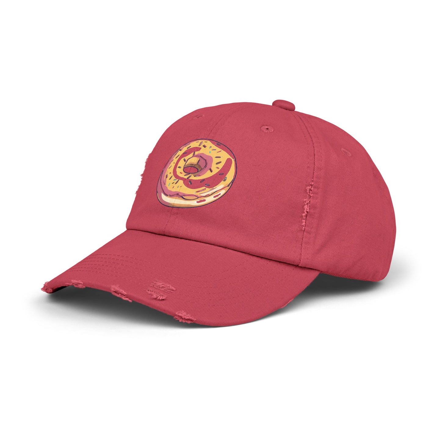 Donut: (Sprinkle) Donut Makes Me Happy (Japanese Drop #5) (Dad Cap)