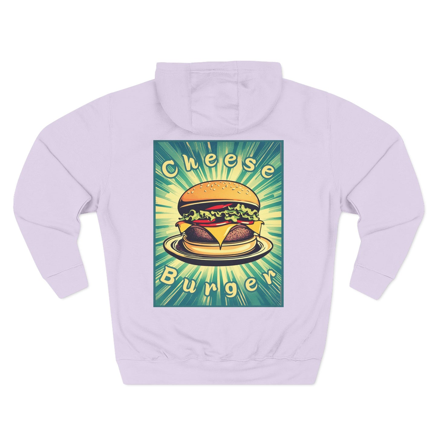 Cheeseburger: Retro Cheeseburger (Hoodie)