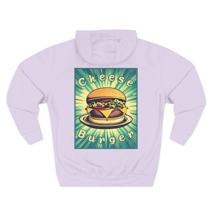 Cheeseburger: Retro Cheeseburger (Hoodie)