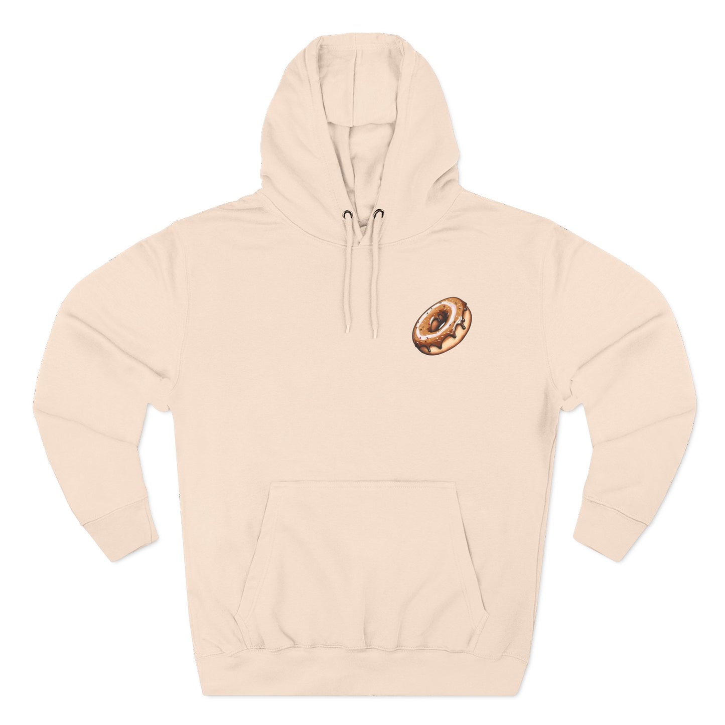Donut: (Chocolate) Donut Makes Me Happy (Japanese Drop #6) (Hoodie)