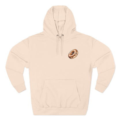 Donut: (Chocolate) Donut Makes Me Happy (Japanese Drop #6) (Hoodie)