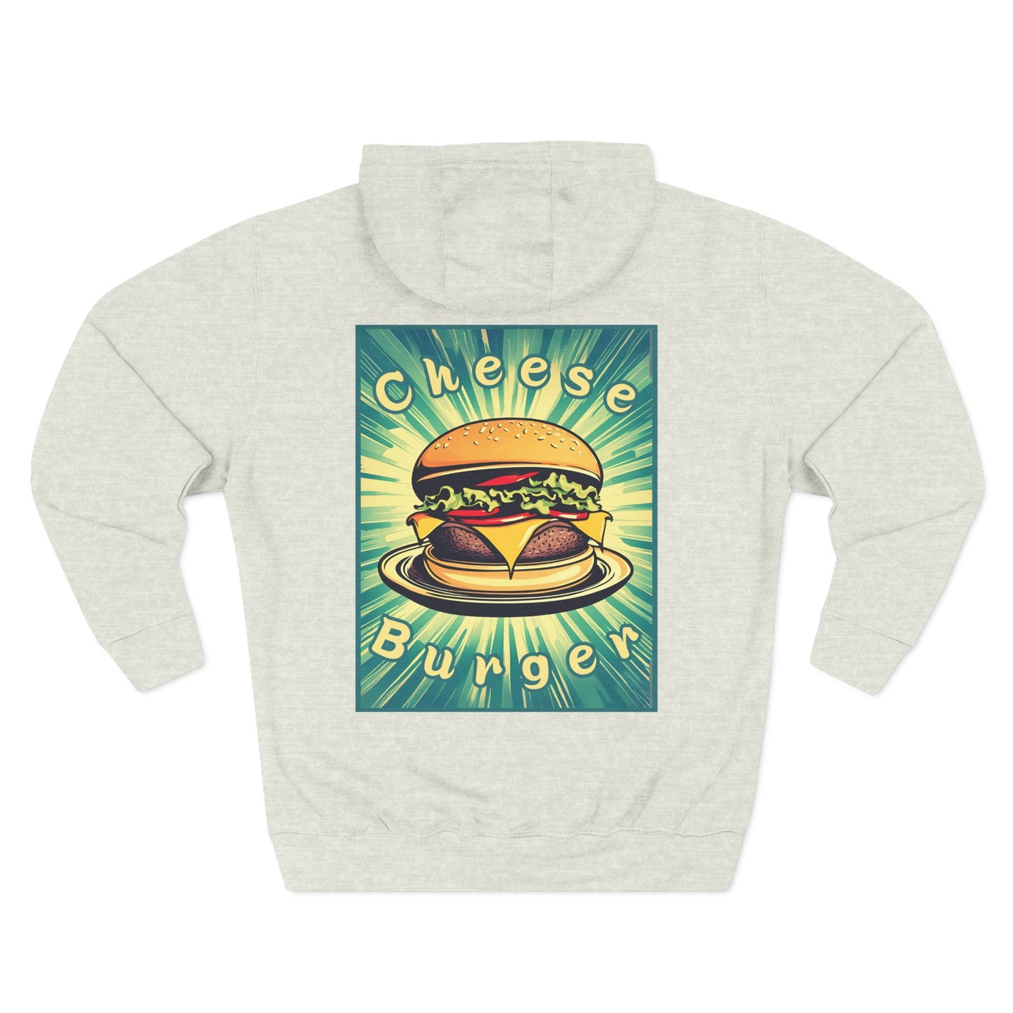 Cheeseburger: Retro Cheeseburger (Hoodie)