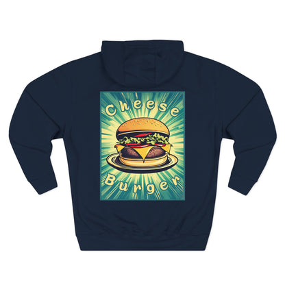 Cheeseburger: Retro Cheeseburger (Hoodie)