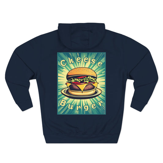Cheeseburger: Retro Cheeseburger (Hoodie)